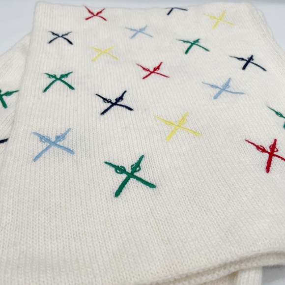 Mark & Graham Multicolor Embroidered Ski Scarf - Picture 10 of 10